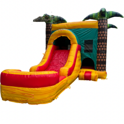 Paradise Splash Bounce House with Slide