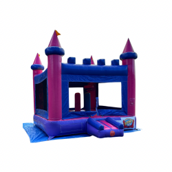 Cotton Candy Castle Bounce House