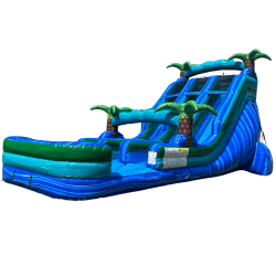 Island Drop 20’ Centerclimb Double-Lane Waterslide