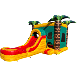 Paradise Splash Bounce House with Slide