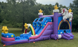 u2 1739500500 Unicorn XL Bounce House with Waterslide