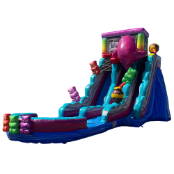 Gummi Bears 20' Double Lane Waterslide