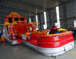 Tiki20Volcano20in20China1 1749503746 Tiki Volcano 20' Double Lane Waterslide