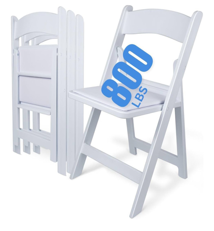 White Resin Chairs
