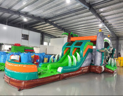 IMG 1100 1758798949 Dino Dive XL Bounce House with Double Slides